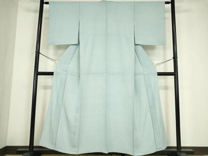 平和屋着物▽江戸小紋　単衣　鮫小紋柄　正絹　逸品　DABE4234az