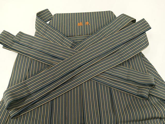 平和屋着物●男性　馬乗り袴　正絹　逸品　AABH9655ph