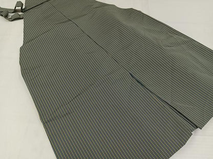 平和屋着物●男性　馬乗り袴　正絹　逸品　AABH9655ph