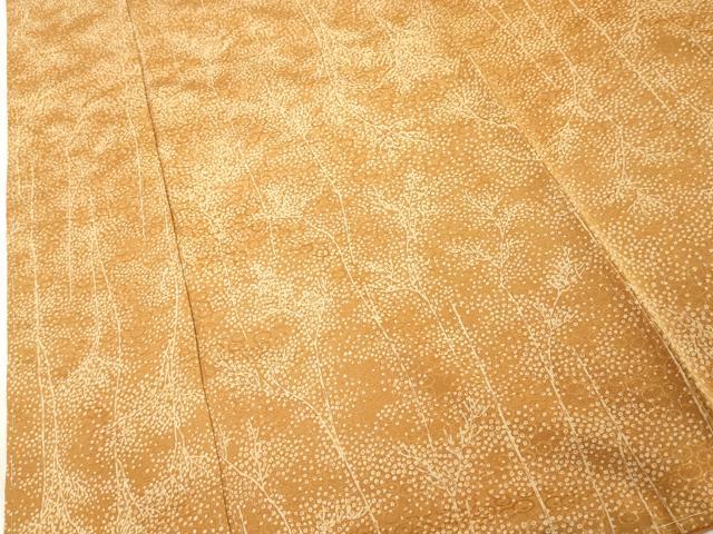 平和屋着物■上質な小紋 枝葉文 正絹 逸品 未使用 DABE2973cd