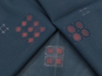 平和屋着物▽道行コート　スリーシーズン　春夏秋　塵除け　正絹　逸品　未使用　AABH7460st