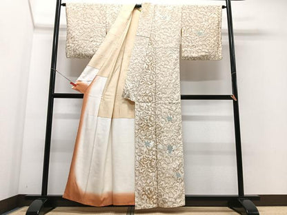 平和屋着物■訪問着　　正絹　逸品　CABF4903xe