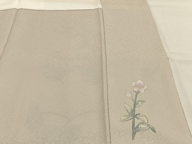 平和屋着物●訪問着　枝花文　ろうけつ染め　金銀彩　さが美扱い　正絹　逸品　AABH5087fy
