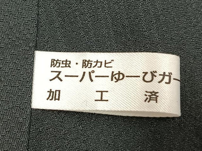 平和屋着物●京都の名門ブランド　銀花仙　訪問着　幾何学文様　暈し染め　正絹　逸品　AABH5102fy