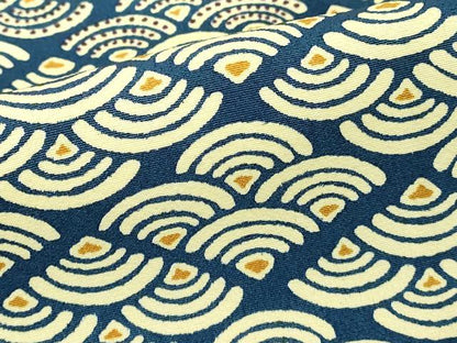 平和屋着物■上質な小紋　青海波　正絹　逸品　DABE7622cd