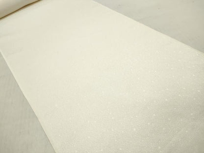 平和屋着物▼羽織・コート　白生地　反物　羽尺　霞地紋　生成り色　逸品　未使用　DABE3224we