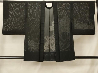 平和屋着物▽羽織　スリーシーズン　春夏秋　塵除け　正絹　逸品　AABI0137st