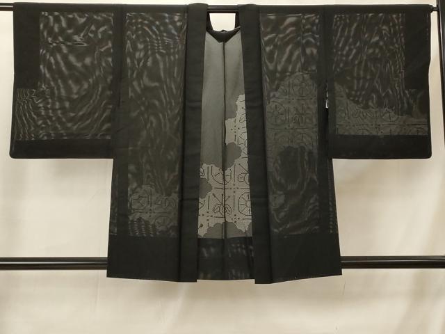 平和屋着物▽羽織　スリーシーズン　春夏秋　塵除け　正絹　逸品　AABI0137st