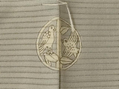 平和屋着物＊夏物 色無地 絽 蕎麦切色 正絹 逸品 AABH9471jd