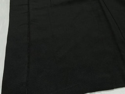 平和屋着物＃羽織　寿光織　花鳥文　黒地　金銀糸　正絹　逸品　CABE5023ua
