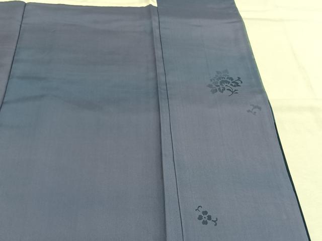 平和屋着物●訪問着　本場大島紬　藍　絞り　道長文　証紙付き　正絹　逸品　AABH5167fy