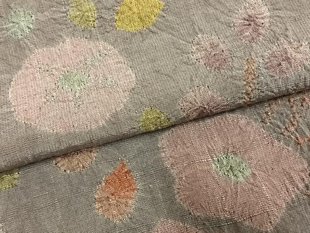 平和屋着物○訪問着 紬地 絞り 辻が花 正絹 逸品 AABH5143fy