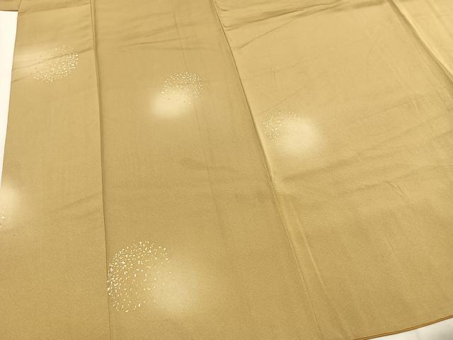 平和屋着物●上質な小紋　枠取り散らし文　蛍暈し　金彩　正絹　逸品　AABH5149fy