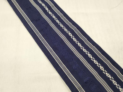 平和屋着物●男性　本場筑前博多織　角帯　献上　正絹　逸品　DABE6241cm
