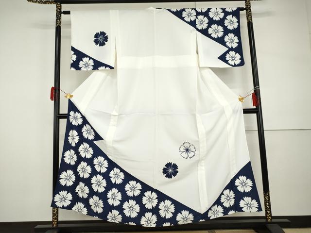 平和屋着物▽訪問着　単衣　桜　洗える着物　AABI0079cs