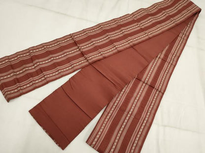 平和屋着物◎半幅帯 献上 正絹 逸品 AABH8013wj