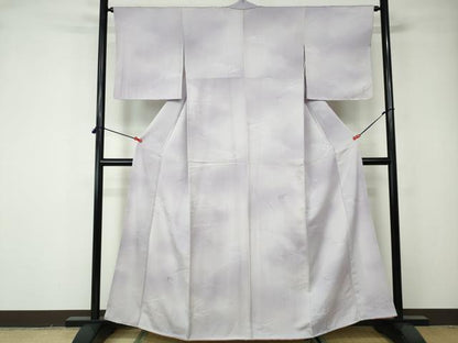 平和屋着物■上質な小紋 立波文 暈し染め 正絹 逸品 DABE8646qa