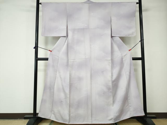 平和屋着物■上質な小紋 立波文 暈し染め 正絹 逸品 DABE8646qa