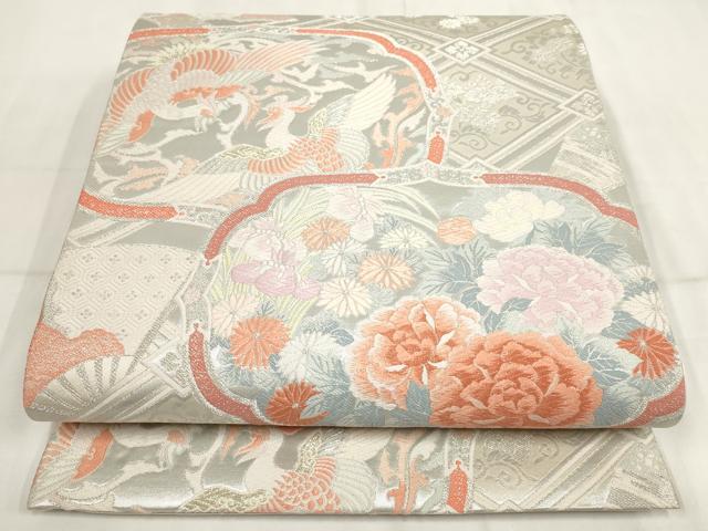 平和屋着物＊夏物　六通柄袋帯　霞文　銀糸　正絹　逸品　CAAW9059oy 楽天市場】平和屋着物◎六通柄袋帯 松 金銀糸 正絹 逸品 AAAI4959Asx