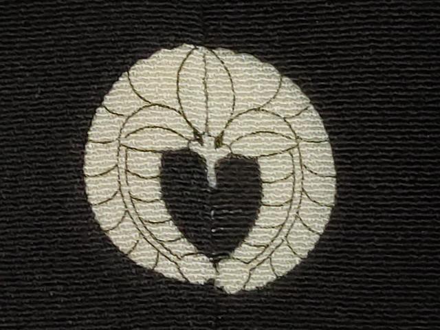 平和屋着物■豪華黒留袖　刺繍　枝梅文　暈し染め　金彩　正絹　逸品　DABE7644cd