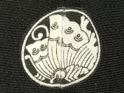 平和屋着物■豪華黒留袖　花鳥文　金彩　正絹　逸品　DABE7662cd