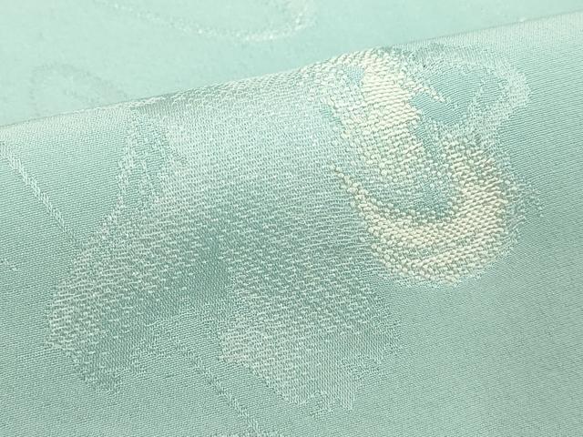 平和屋着物■上質な小紋 枝花文 銀糸 正絹 逸品 DABE7672cd