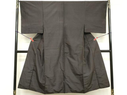 平和屋着物■男性 小紋 格子 正絹 逸品 DABE7698cd