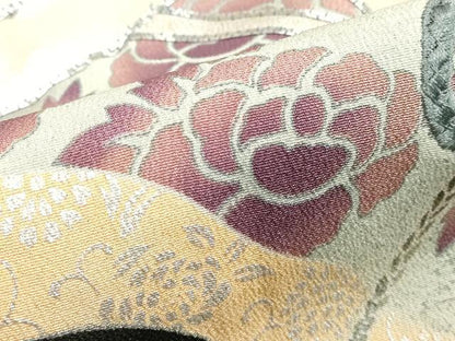 平和屋着物■豪華黒留袖 駒刺繍 御所車花文 正絹 逸品 DABE7704cd