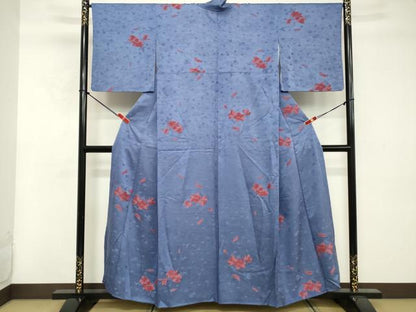 平和屋着物■上質な小紋 舞花文 正絹 逸品 DABE7694cd