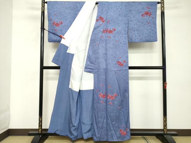 平和屋着物■上質な小紋 舞花文 正絹 逸品 DABE7694cd