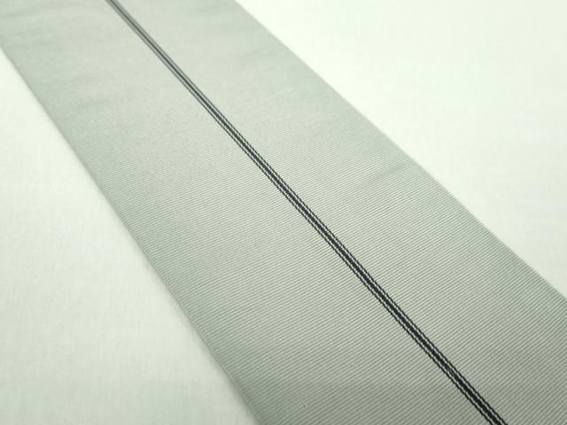 平和屋着物●男性　本場筑前博多織　両面　角帯　間道　正絹　逸品　DABE5225ps