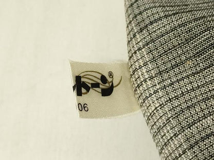 平和屋着物▽上質な紬　単衣　間道　80亀甲　正絹　逸品　DABE4396az