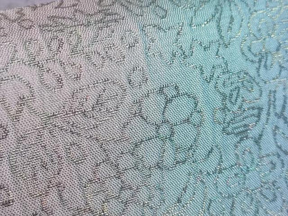 平和屋本店●極上　久保田一竹　幻の辻が花　太鼓柄袋帯　金銀糸　逸品　DZAB6498kh6