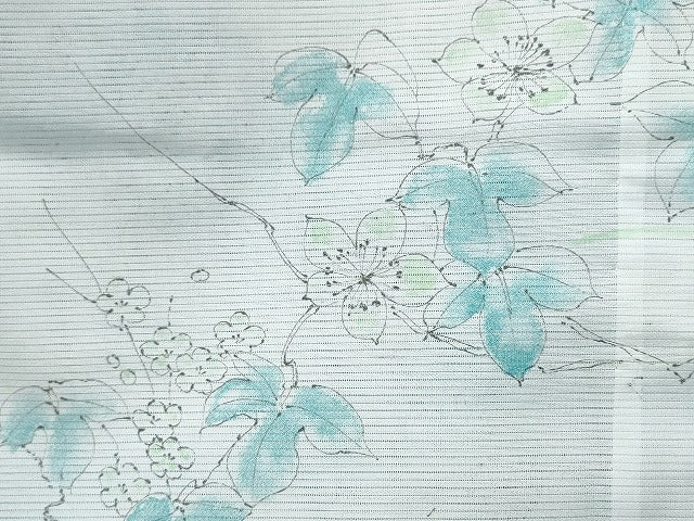 平和屋本店■夏物 小紋 絽 紗 洗える着物 まとめて20点 人物 東海道五十三次 蝶 風景 花柄 手描き 着用可能多数 se4037