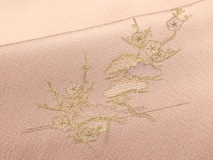 平和屋着物■訪問着 風景文 暈し染め 金糸 正絹 逸品 CABF6443ou