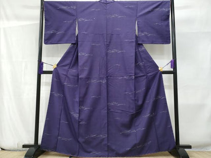 平和屋着物■上質な紬　霞吉祥文　正絹　逸品　未使用　CABF1160fb