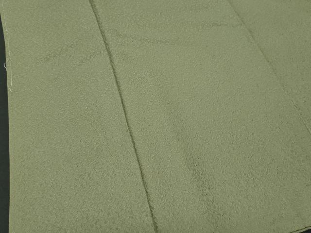 平和屋着物■上質な色無地　老竹色　正絹　逸品　未使用　CABF6855fb
