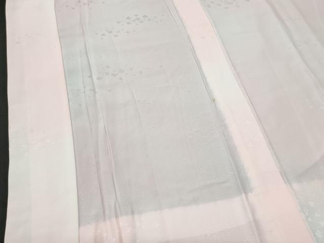平和屋着物■長襦袢　無双仕立て　箔散らし地紋　暈し染め　正絹　逸品　CABF6862fb