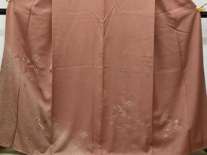 平和屋着物■訪問着　刺繍　地紙横笛花文　金彩　正絹　逸品　CABF6832fb