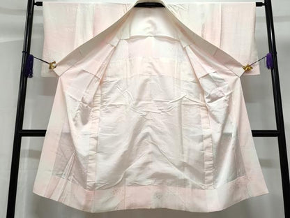 平和屋着物■長襦袢　無双仕立て　箔散らし地紋　暈し染め　正絹　逸品　CABF6862fb