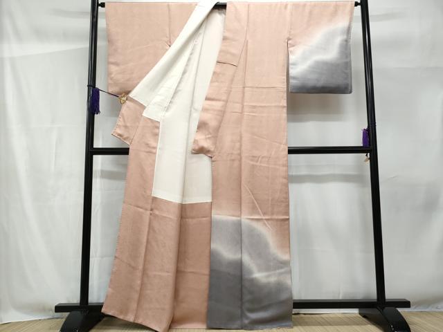 平和屋着物■訪問着　道長花文　暈し染め　正絹　逸品　CABF6837fb