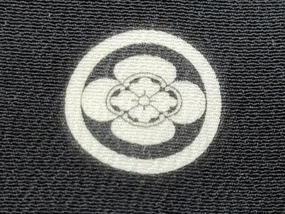 平和屋着物■豪華黒留袖　刺繍　鳳凰　銀彩　正絹　逸品　CABF6844fb