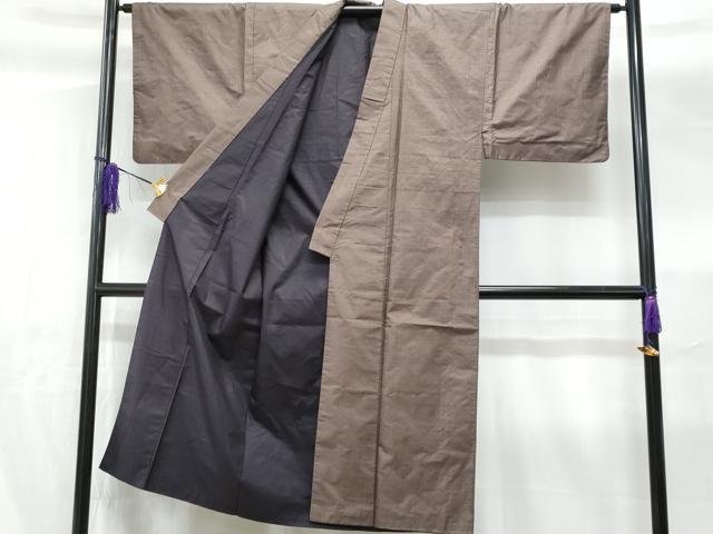 平和屋着物■男性　本場大島紬　120亀甲　総詰め　正絹　逸品　CABF6850fb