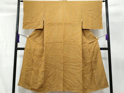 平和屋着物■上質な小紋 抽象文 正絹 逸品 未使用 CABF6842fb