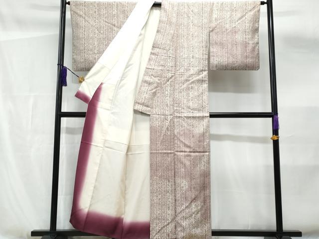 平和屋着物■上質な小紋 紬地 花間道 正絹 逸品 CABF6868fb