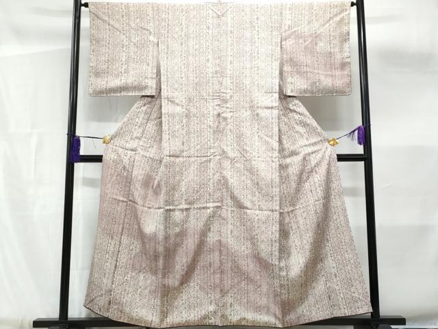 平和屋着物■上質な小紋 紬地 花間道 正絹 逸品 CABF6868fb
