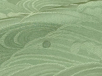 平和屋着物■無地絵羽訪問着 立波地紋 柳茶色 正絹 逸品 DABE7755cd