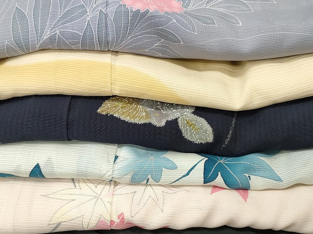 平和屋本店■夏物 訪問着 絽 紗 まとめて20点 花柄 鈴 友禅 手描き 着用可能多数 全て正絹 se4046