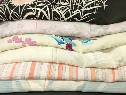 平和屋本店■夏物 訪問着 絽 紗 まとめて20点 花柄 鈴 友禅 手描き 着用可能多数 全て正絹 se4046