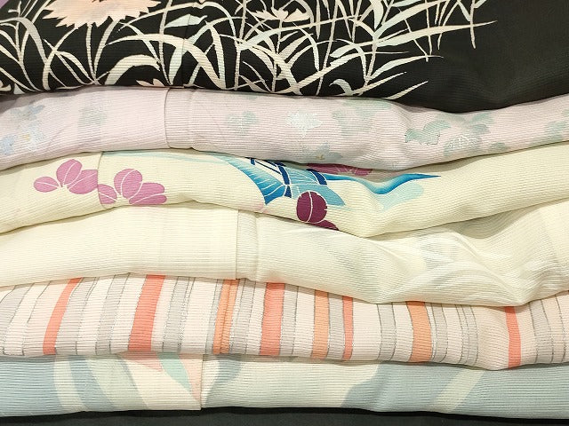 平和屋本店■夏物 訪問着 絽 紗 まとめて20点 花柄 鈴 友禅 手描き 着用可能多数 全て正絹 se4046
